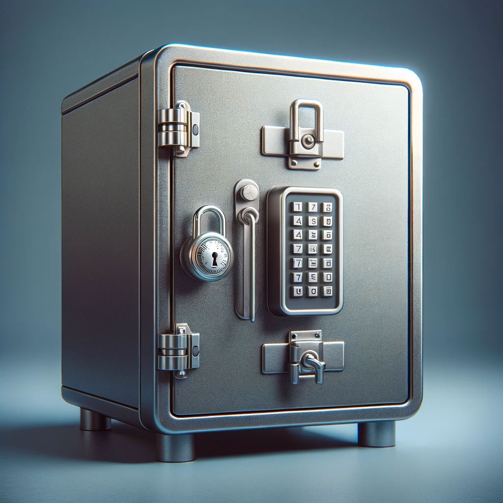 Secure document box protecting real estate transaction documents in Irvine escrow