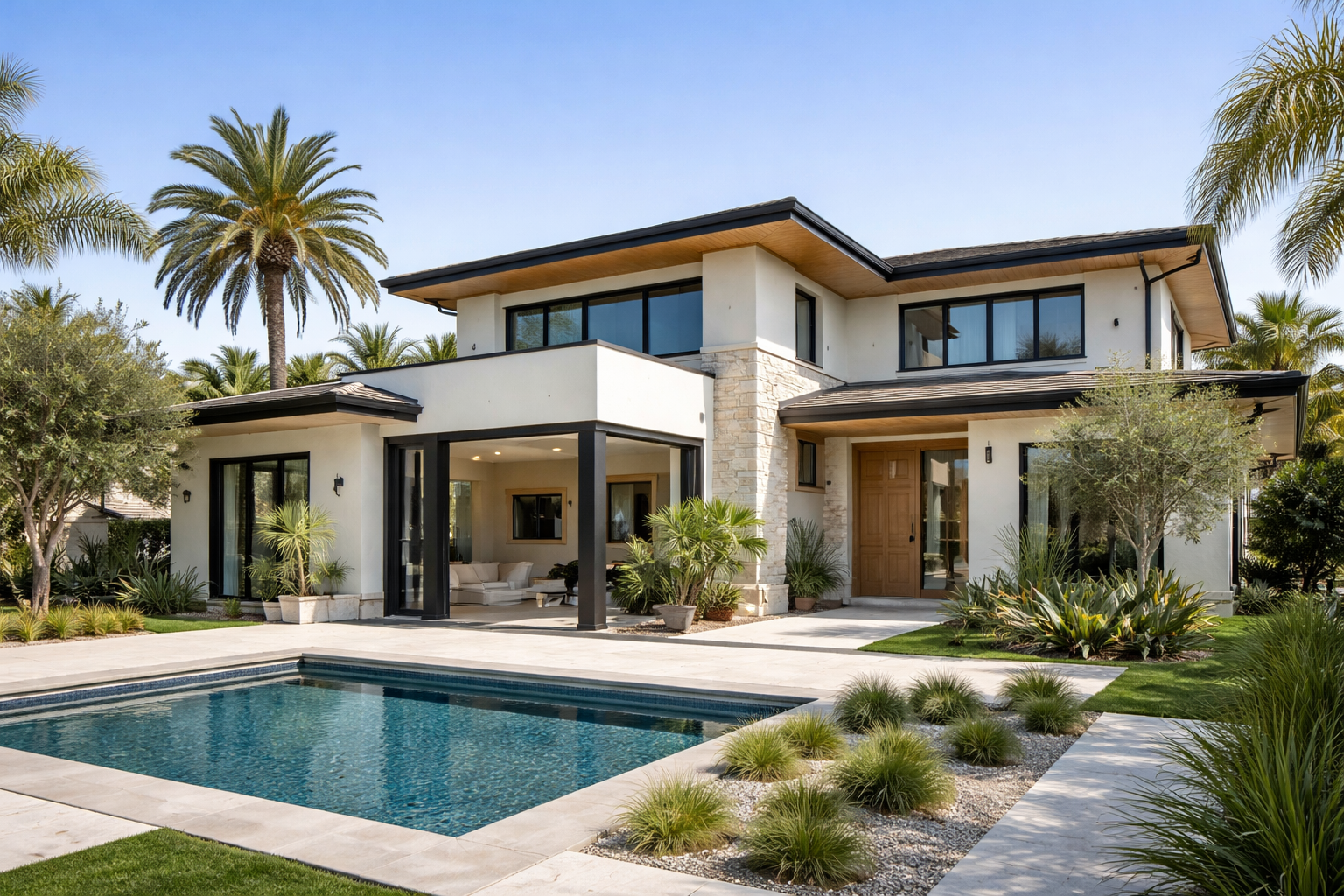 Home exterior in Irvine or Orange County representing a decision about locking a mortgage rate