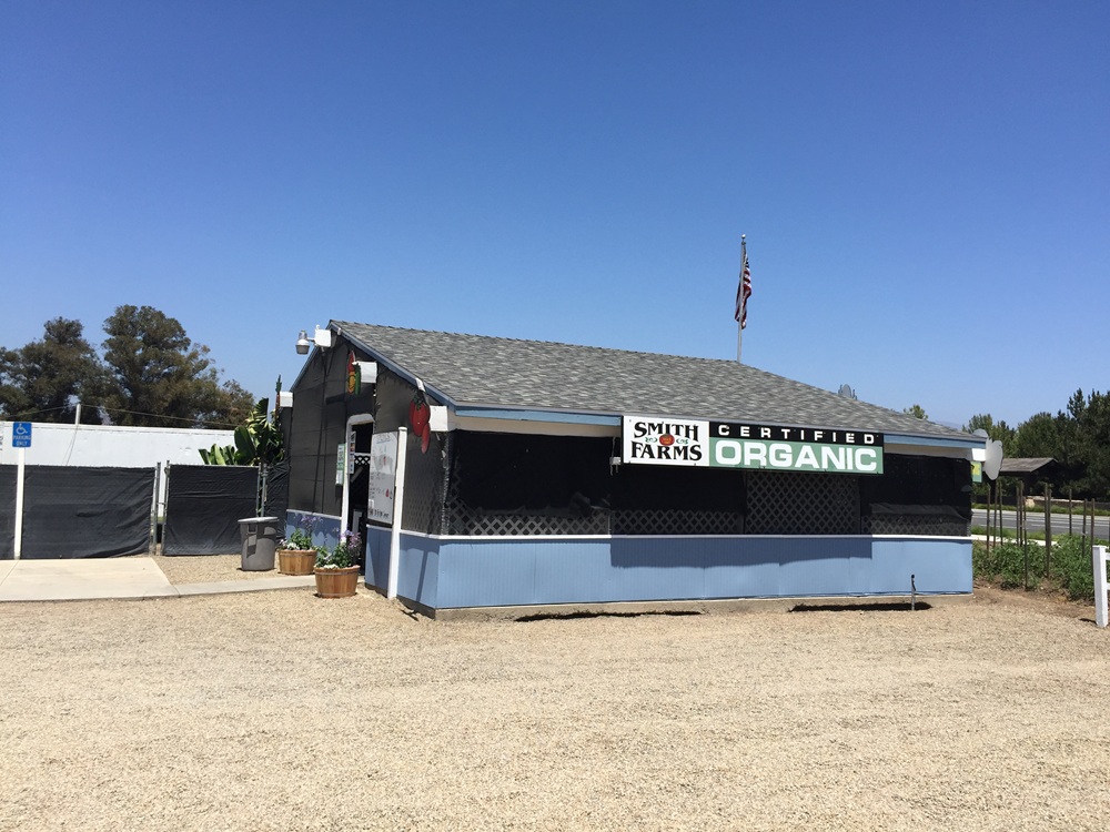 Smiths Farms fresh produce market in Northwood Irvine CA, a popular local farm stand